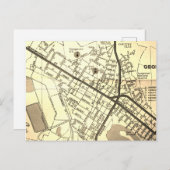 Georgetown, SC Carte Vintage (Devant / Derrière)