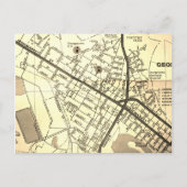 Georgetown, SC  Map Briefkaart (Voorkant)