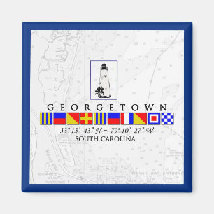 Georgetown SC Marine Signal Flag Magnet Magneet