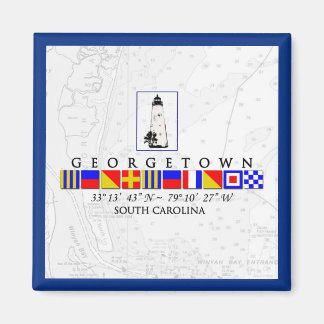 Georgetown SC Marine Signal Flag Magnet Magneet