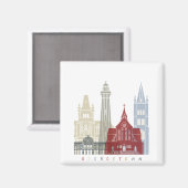 Georgetown skyline poster magneet (Voorkant / Achterkant)