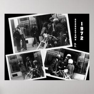 Georgetown, Washington, D.C. 1972 Poster