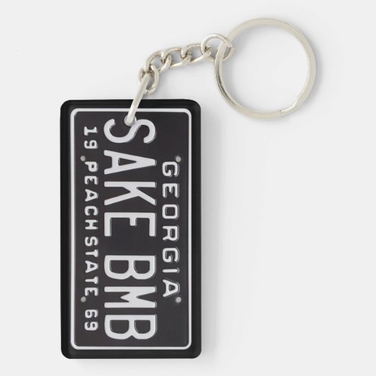 Georgia 1969  Bord Sleutelhanger C1 (achterkant)