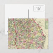 Georgia, Alabama Briefkaart (Voorkant / Achterkant)