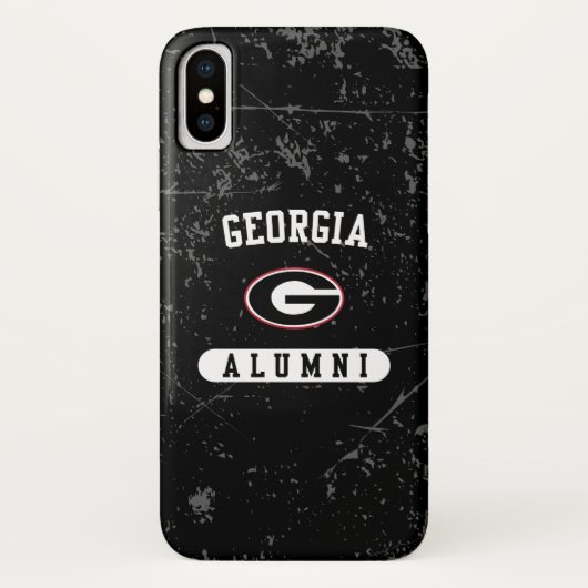 Georgia Alumni | Grunge Case-Mate iPhone Case (Achterkant)