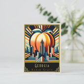 Georgia | Art. Deco Briefkaart (Staand voorkant)