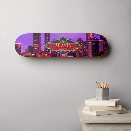 Georgia - Atlanta Edition Skateboard (Muurkunst (Horizontaal))