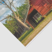 Georgia Barn staat trots op het bos Tissuepapier (Detail)