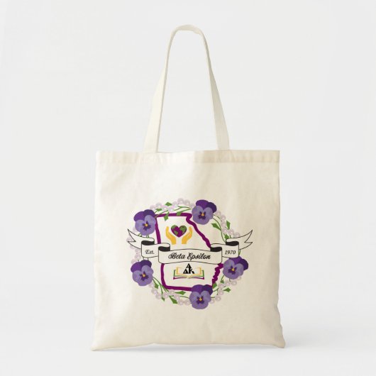 Georgia Beta Epsilon Canvas tas (Voorkant)