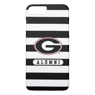 Georgia Bulldogs Alumni | Stripes iPhone 8 Plus / 7 Plus Hoesje