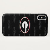 Georgia Bulldogs Logo | Watermerk Pattern Case-Mate iPhone Case (Achterkant (horizontaal))