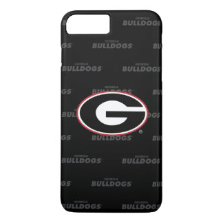 Georgia Bulldogs Logo | Watermerk Pattern iPhone 8 Plus / 7 Plus Hoesje