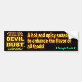 Georgia Devil Dust Bumpersticker (Voorkant)