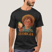 GEORGIA FARMER (Klassiek Retro) T-Shirt (Voorkant)