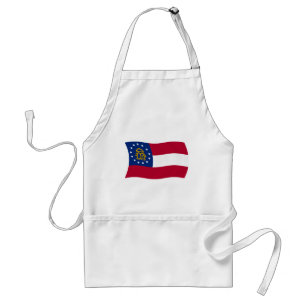 Georgia Flag Apron Standaard Schort
