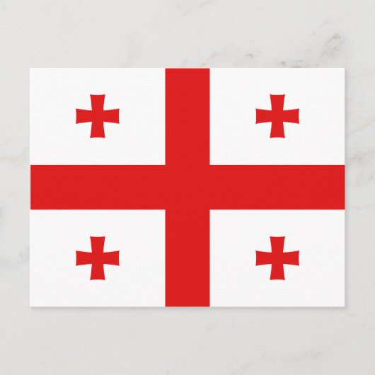 Georgia Flag Briefkaart (Voorkant)