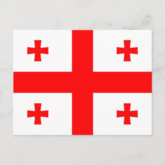 Georgia Flag Briefkaart (Voorkant)