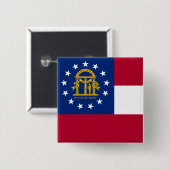 Georgia Flag Button (Voorkant /achterkant)