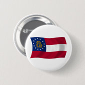 Georgia Flag Button (Voorkant /achterkant)