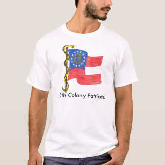 Georgia Flag en zet me niet op de vingers, 13e kol T-shirt