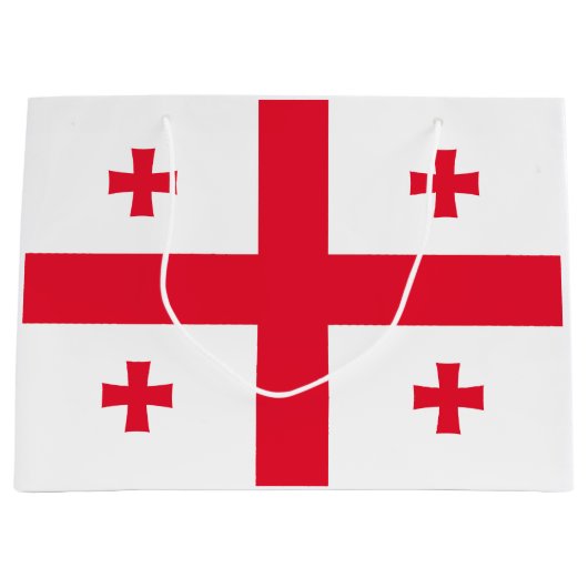 Georgia Flag Groot Cadeauzakje (Voorkant)
