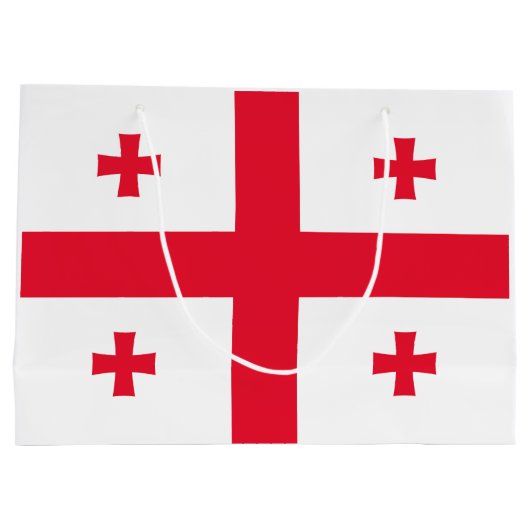 Georgia Flag Groot Cadeauzakje (Achterkant)