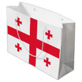 Georgia Flag Groot Cadeauzakje (Achterkant Gekanteld)