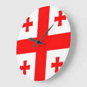 Georgia Flag Grote Klok (Hoek)