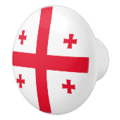 Georgia Flag Keramische Knop (Rechts)