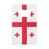Georgia Flag Kredietkaart Flessenopener (Achterkant)