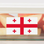 Georgia Flag Labels (Aangebracht)