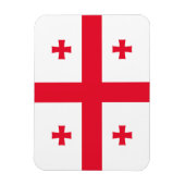 Georgia Flag Magneet (Verticaal)