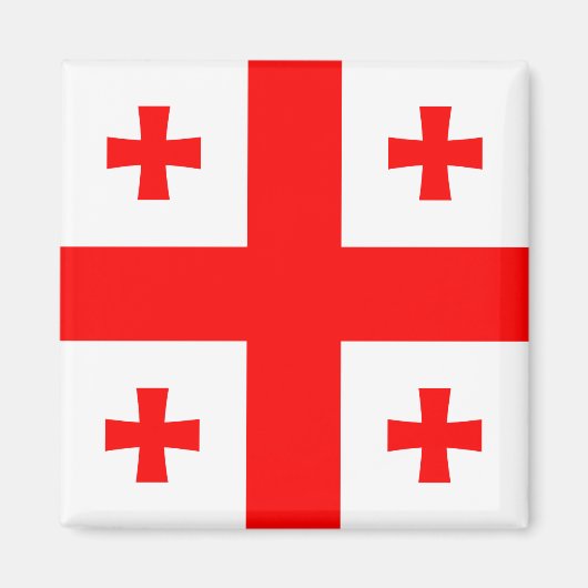 Georgia Flag Magneet (Voorkant)