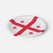 Georgia Flag Papieren Bordje (Gekanteld)