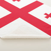 Georgia Flag Sherpa Deken (3/4)