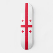 Georgia Flag Skateboard (Voorkant)