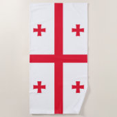 Georgia Flag Strandlaken (Voorkant)