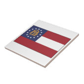Georgia Flag Tegeltje (Zijkant)