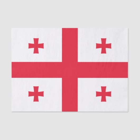 Georgia Flag Tissuepapier (Voorkant)