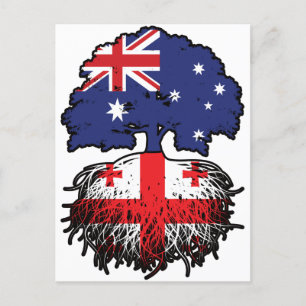Georgia Georgian Australian Australia Tree Roots Briefkaart