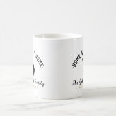 Georgia Home Sweet Home Famille Monogramme Mug (Centre)