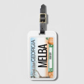 Georgia License Bord bagage Bagagelabel (Voorkant (verticaal))