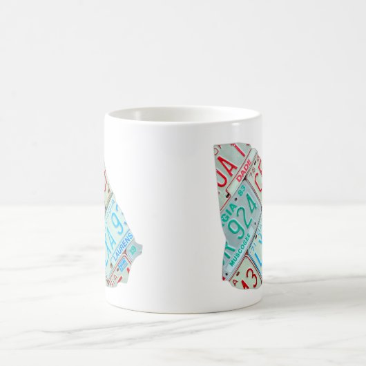 Georgia License Bord Map Mok (Center)