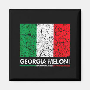 Georgia Meloni Italiaanse Held Italië Vlag Magneet