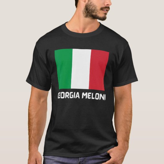 Georgia Meloni - Italiaanse Hero Flag_1 T-shirt (Voorkant)