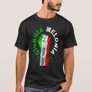Georgia Meloni Italy Hero Mannen Women T-shirt