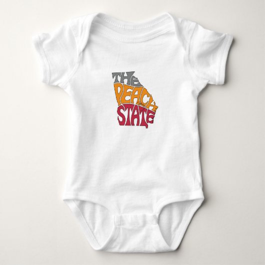 Georgia Nickname Word Art Romper (Voorkant)