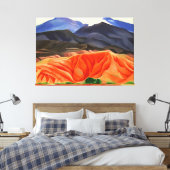 georgia o ' keeffe canvas afdruk (Insitu (Slaapkamer))