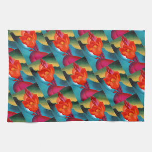 Georgia O'Keefe 1919 Red Canna Theedoek