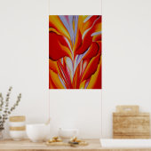 Georgia O'Keeffe - Bloemonthouding Poster (Keuken)